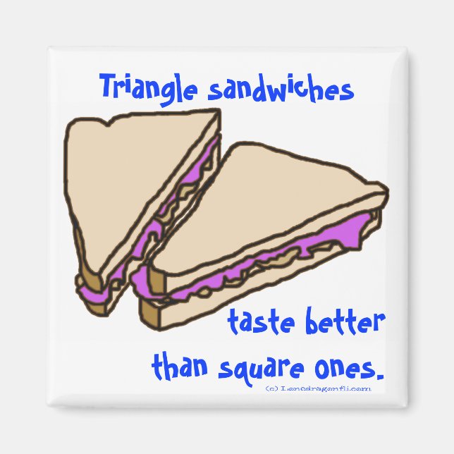 Imán Triangle Sandwiches (Frente)