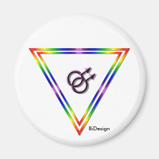 Imán Triángulo del Arcoiris masculino/masculino