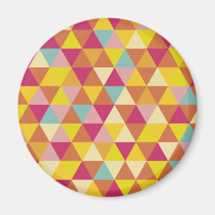 Imán Triángulos multicolor polígono en forma geométrica
