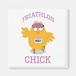 Imán Triathlon Chick