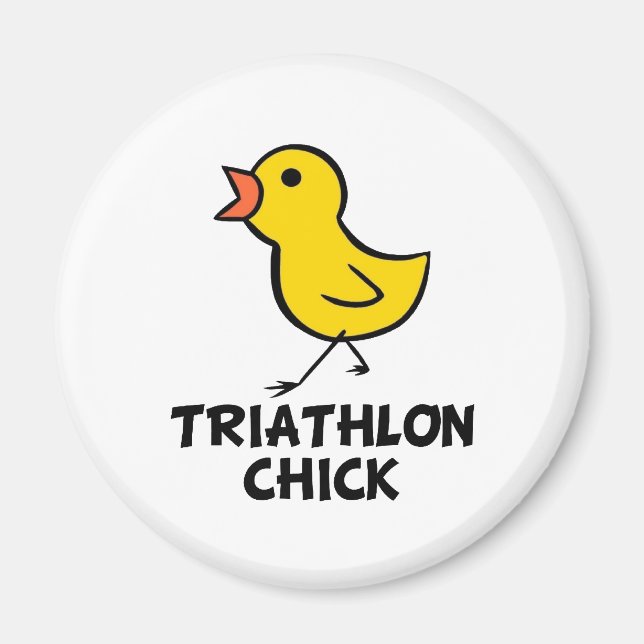 Imán Triathlon Chick Magnet (Frente)