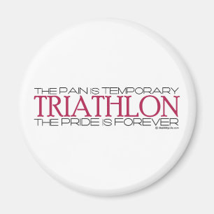 Imán Triathlon - el orgullo es Forever