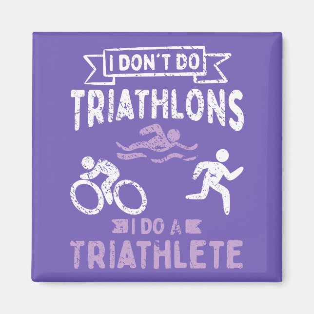 Imán Triathlon Funny (Frente)