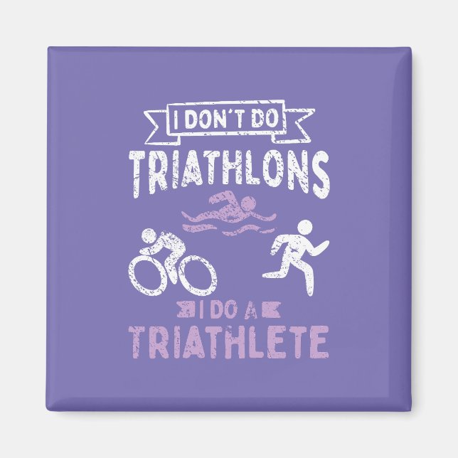 Imán Triathlon Funny (Frente)