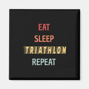 Imán Triatlón - Come Duerme Triatlón Repite