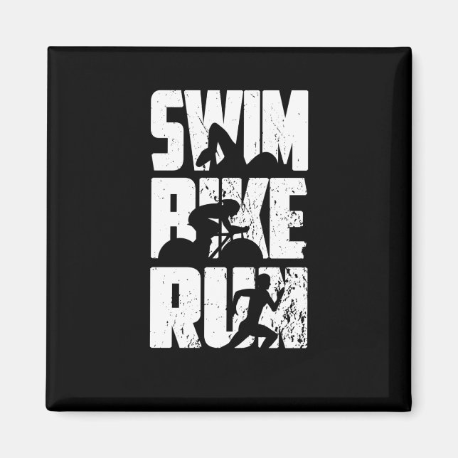 Imán Triatlón de Triatlón (Frente)