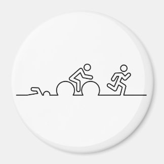 Imán Triatlón. Zwemmen, wielrennen en hardlopen.