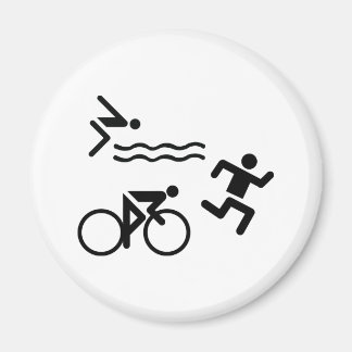 Imán Triatolón - ciclismo de natación en marcha