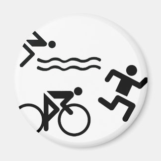 Imán Triatolón - ciclismo de natación en marcha
