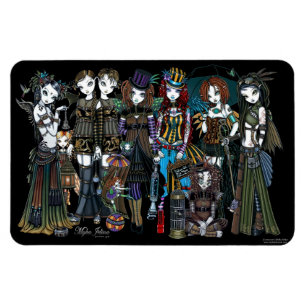 Imán tribal de las hadas de Steampunk del arte de