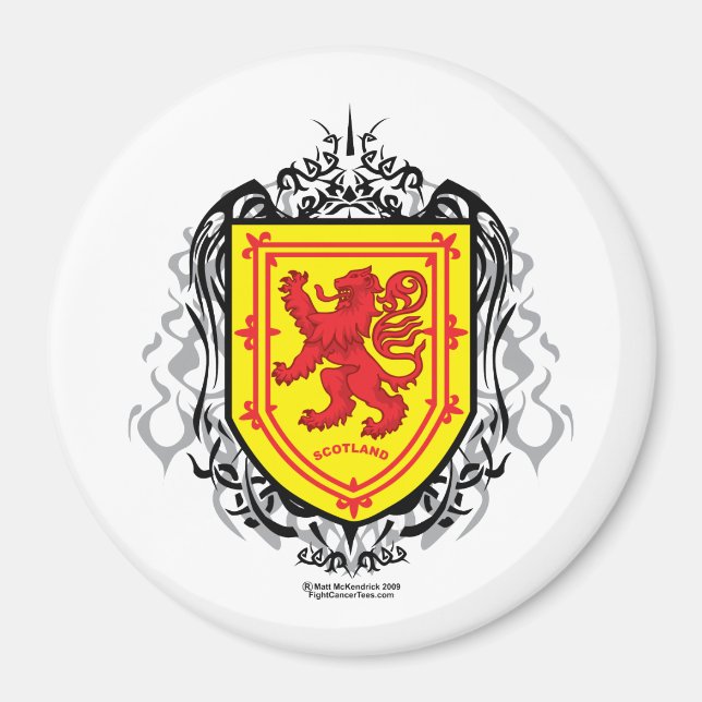 Imán Tribal de León Rampante (Frente)
