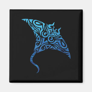 Imán Tribal Hawai Manta Ray Tribal Polinesia Tattoo Pac
