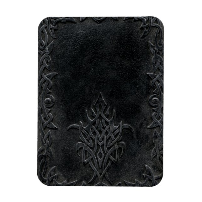 Imán Tribal negra caída (Vertical)