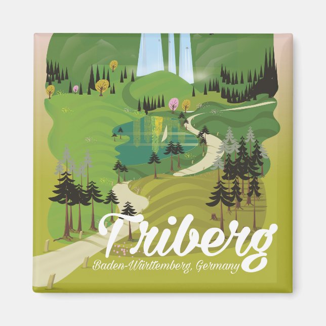 Imán Triberg, Baden-Wurtemberg, Alemania (Frente)