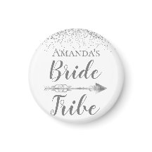 Tribu de novias de boho de plata personalizada