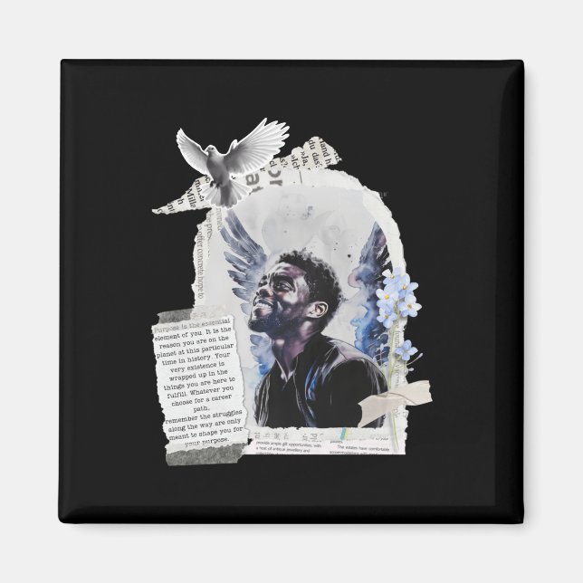 Imán Tributo A Chadwick Boseman - Finalidad 2 (Frente)