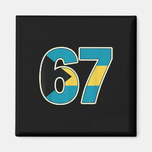 Imán Tributo a la bandera de Byhamas número 67