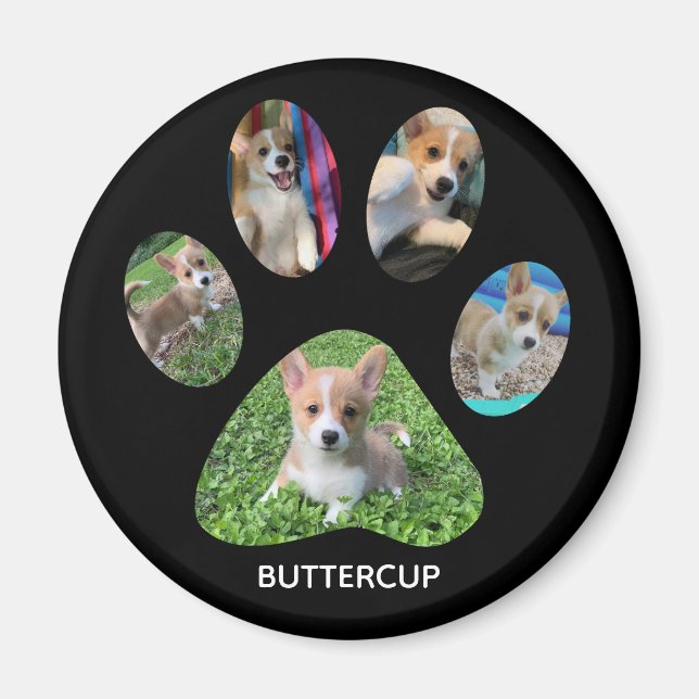 Imán Tributo de impresión de papel de Mascota personali