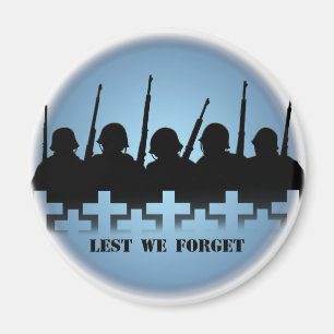 Imán tributo de soldados para que no olvidemos reg