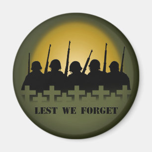 Imán tributo de soldados para que no olvidemos reg