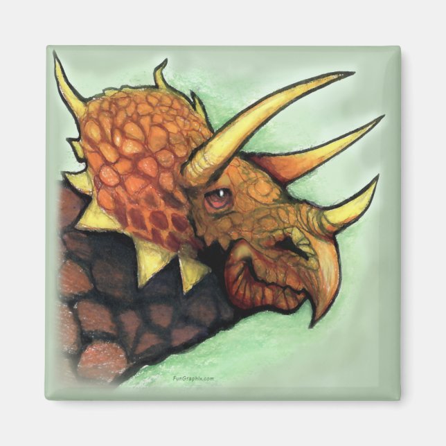 Imán Triceratops (Frente)