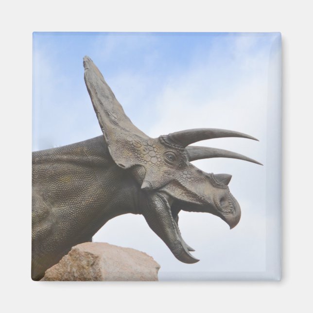 Imán Triceratops Dinosaur (Frente)