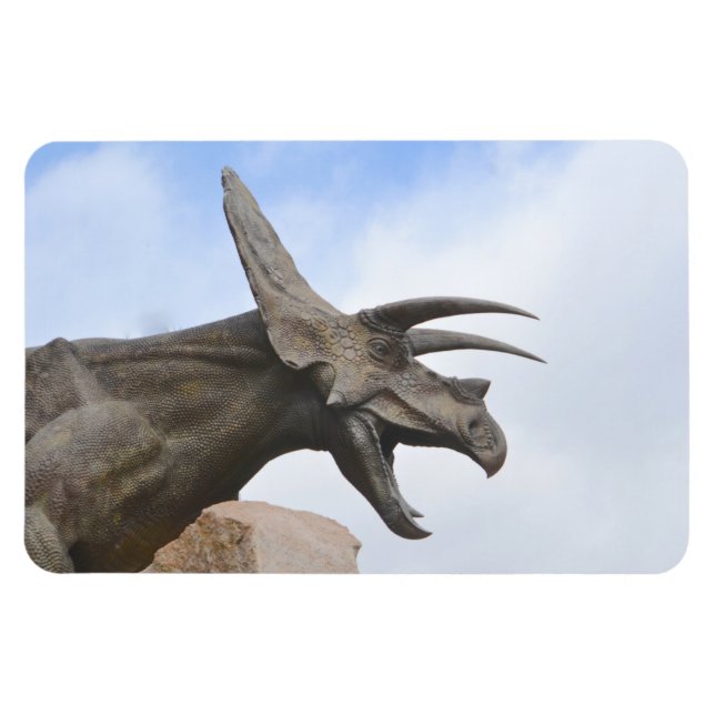 Imán Triceratops Dinosaur (Horizontal)