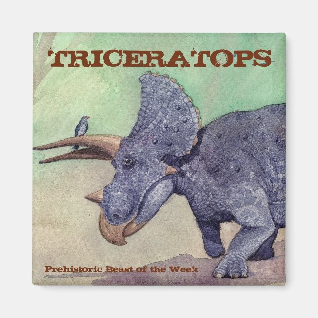 Imán Triceratops Magnet (Frente)