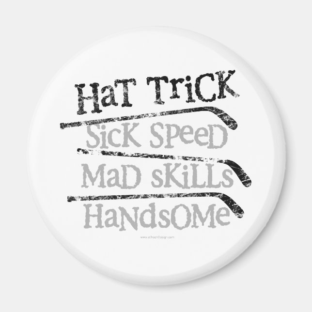 Imán Trick, Gorra de hockey (Frente)