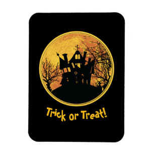 Imán Trick nocturno de Halloween o casa de luna llena