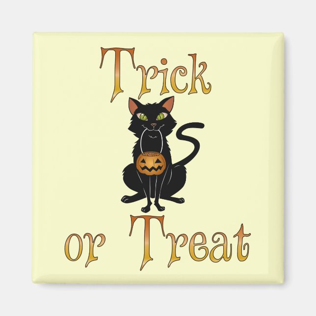 Imán Trick or Treat Kitty (Frente)