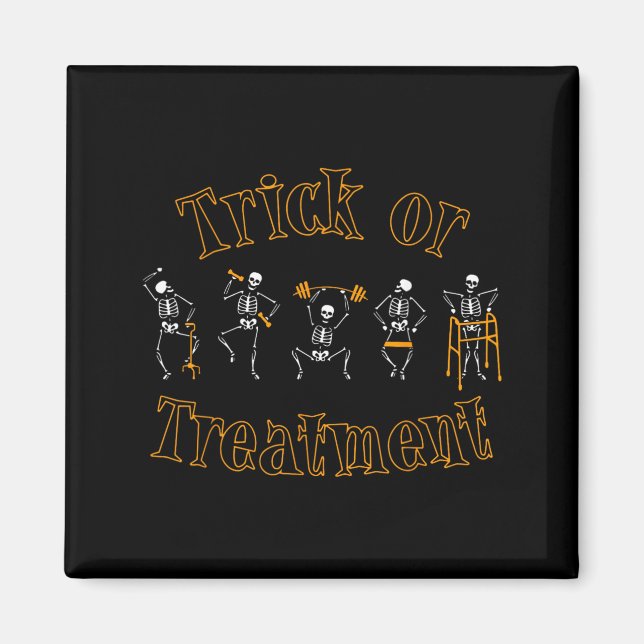 Imán Trick Or Treatment Pt Fisioterapeuta (Frente)