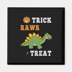 Imán Trick Rawr Tret Cute Halloween Stegosaurus Dino