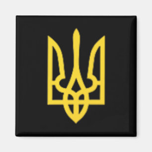 Imán Tridente de Ucrania - Símbolo ucraniano Tryzub