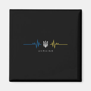 Imán Tridente Ucraniano Bandera Latido - Me Pongo Con U