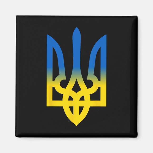 Imán Tridente Ucraniano Volodymyr Zelensky Presidente D (Frente)