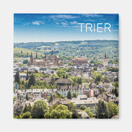 Imán Trier Cityscape Panorama Moselle Germany Souvenir