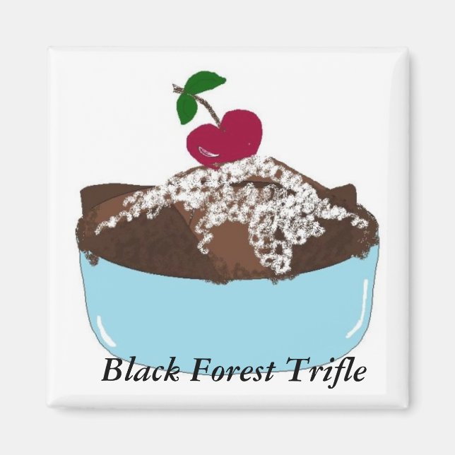 Imán Trifle de Bosque Negro (Frente)