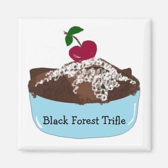 Imán Trifle de Bosque Negro (Frente)