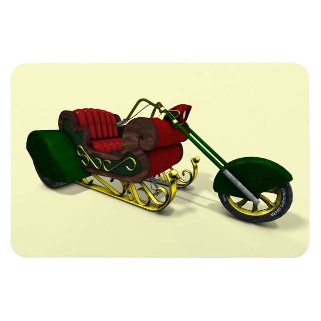 Imán Trike de Santa Claus (Horizontal)