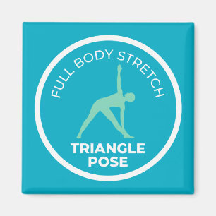 Imán Trikonasana Postura del Triángulo • Yoga de Estira
