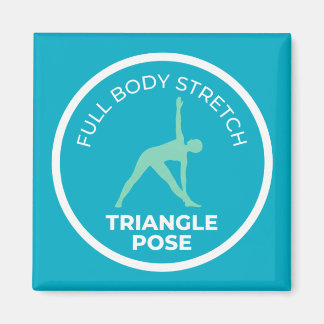 Imán Trikonasana Postura del Triángulo • Yoga de Estira
