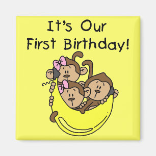 Imán Trillizos 1 - Dos Chicas camisetas y regalos de un