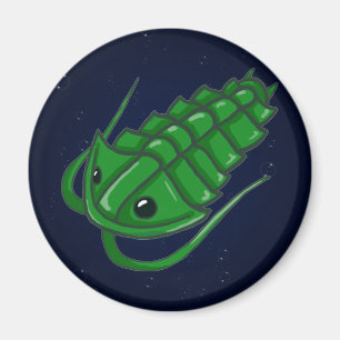 Imán Trilobite verde