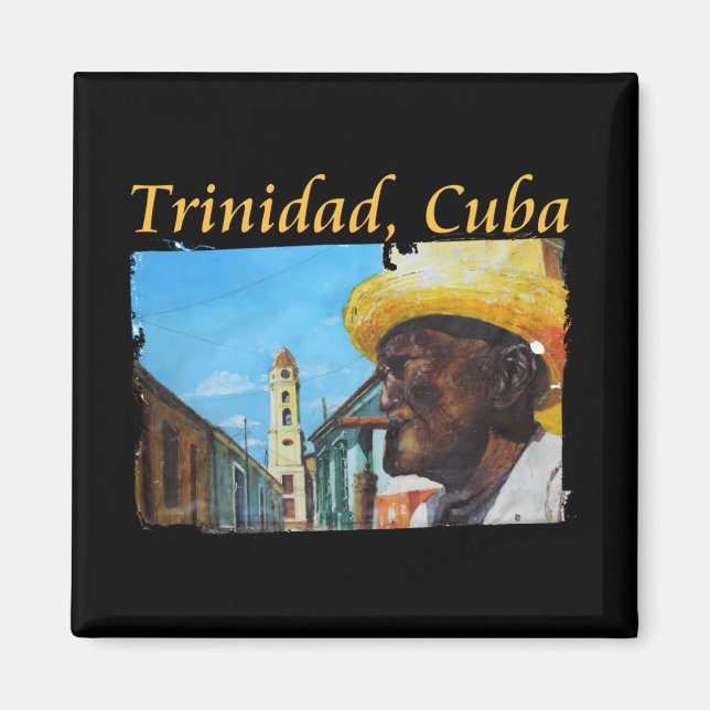 Imán Trinidad Cuba - Arte de cigarro cubano (Frente)