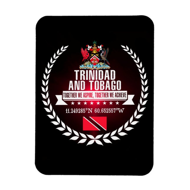 Imán Trinidad y Tabago (Vertical)