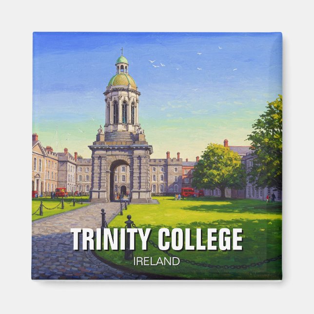 Imán Trinity College Dublin Ireland Travel (Frente)