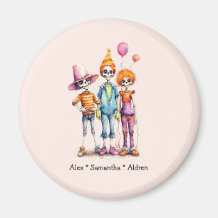 Imán Trio Adorable Pastel Zombie - Halloween lindo (3)