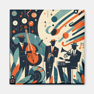 Imán Trío de la Era del Jazz Moderno de Medianos del Si