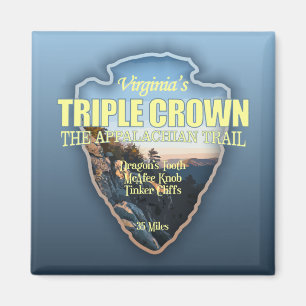 Imán Triple Corona de Virginia (punta de flecha)